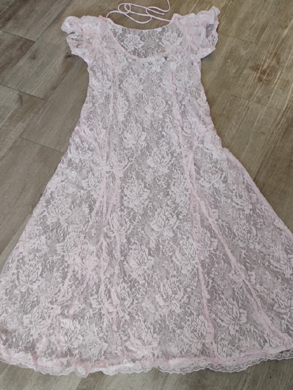 Beautiful Pink Lace Self Portrait Vintage Dress ✨🩷💐🎁